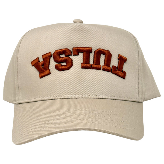 Upside Down Tulsa Hat - Khaki