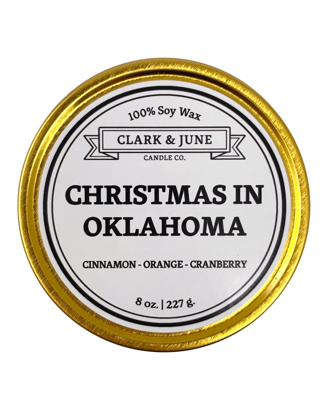 Christmas in Oklahoma 8oz Candle