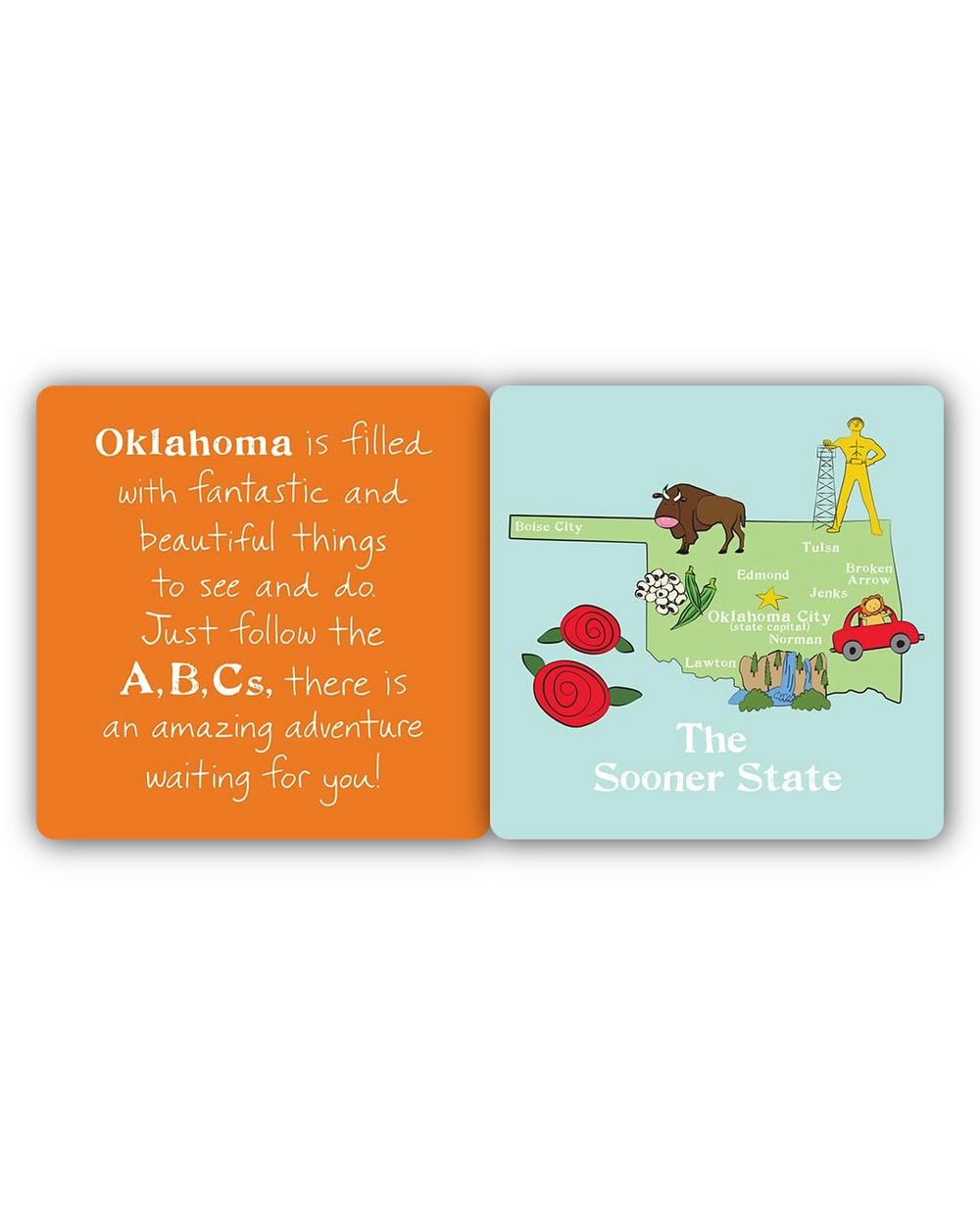 ABCs of Oklahoma Board Book