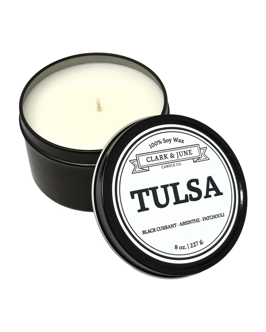 Tulsa Black Currant Absinthe Patchouli 8oz Candle