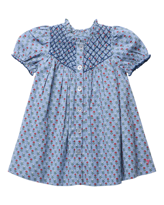 Pink Chicken - Blue Carnation Lucia Dress