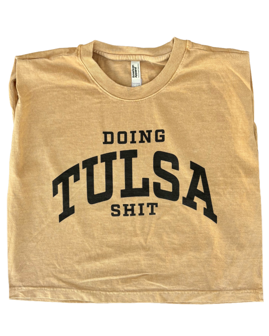 Doing Tulsa Shit Mustard Muscle Tshirt