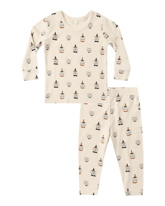 Quincy Mae - Costume Kittens Bamboo PJ Set