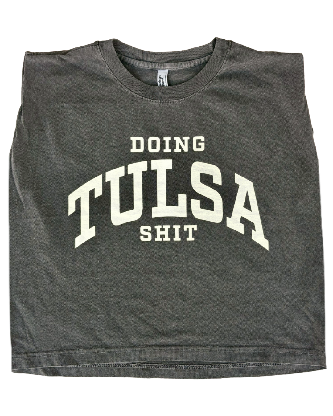 Doing Tulsa Shit Black Muscle Tshirt