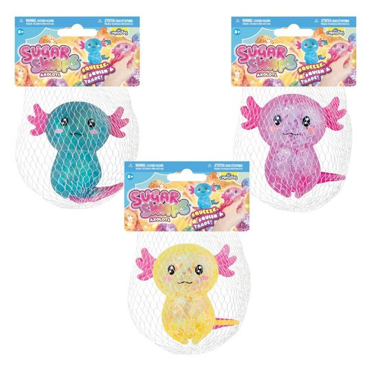 Sugar Swaps Sparklee Axolotls Squishy Toy
