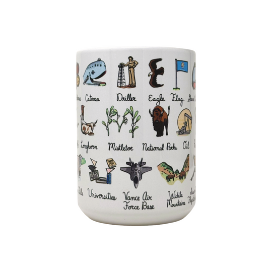 Oklahoma Alphabet Mug