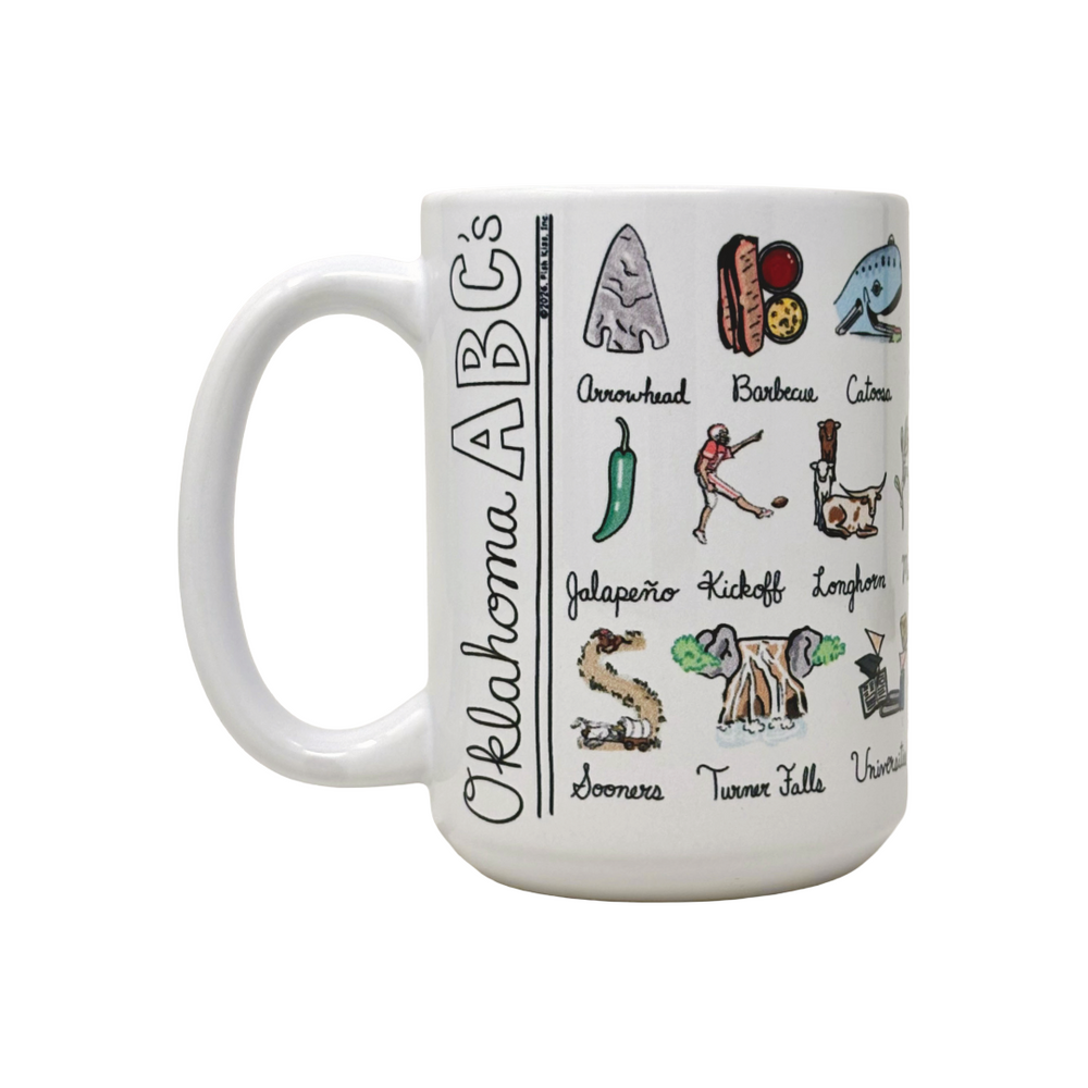 Oklahoma Alphabet Mug