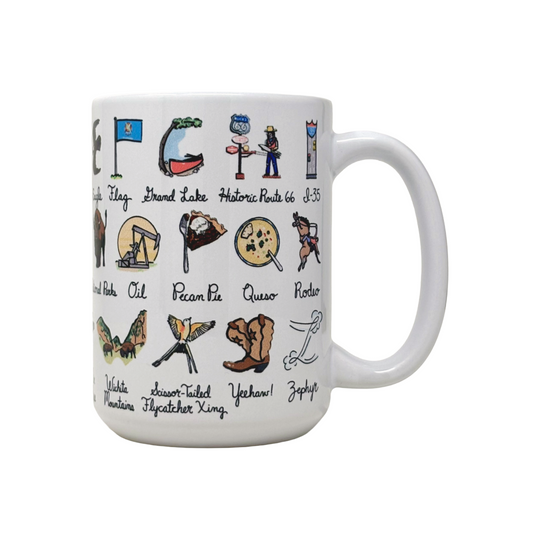 Oklahoma Alphabet Mug