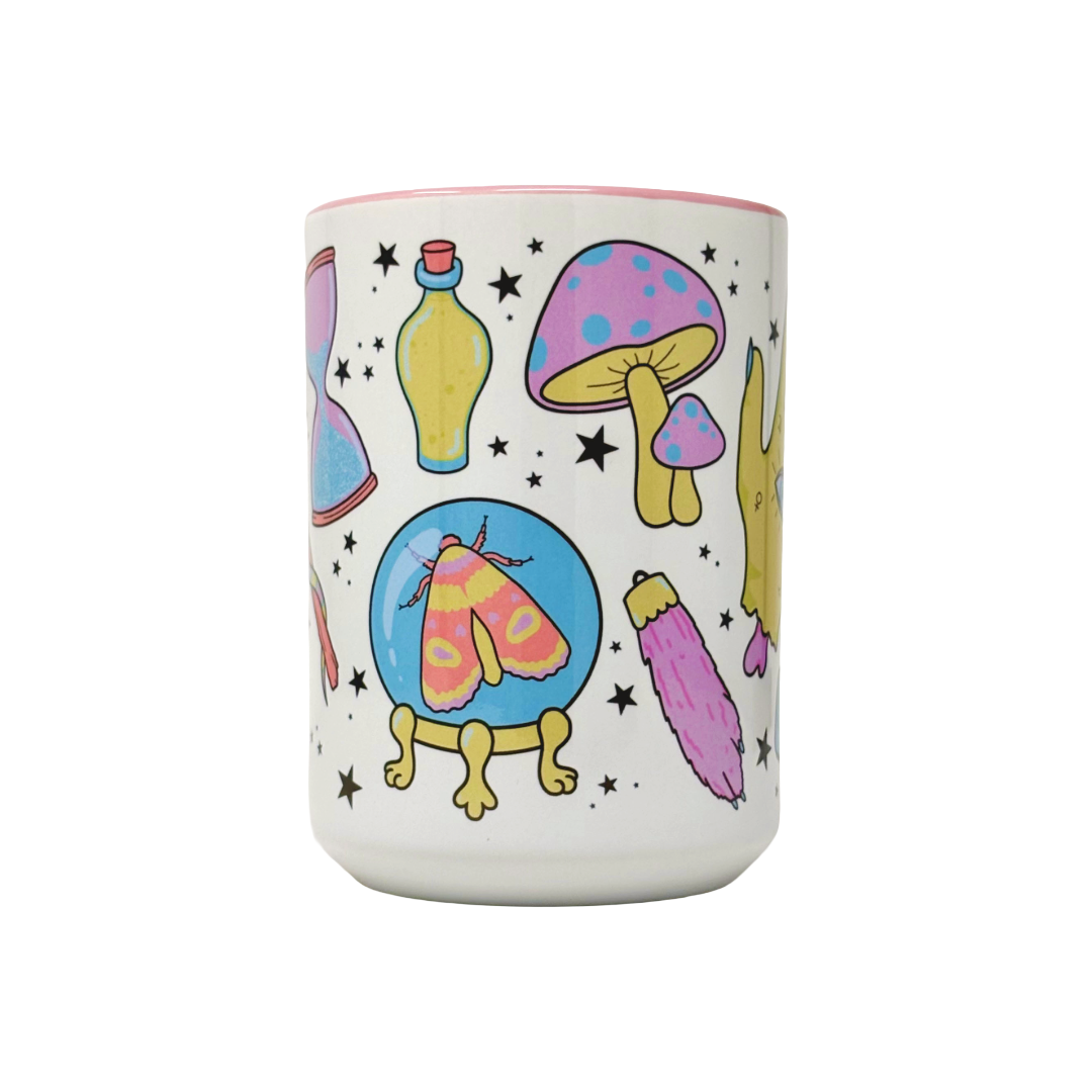 Pink Witchy Things Mug
