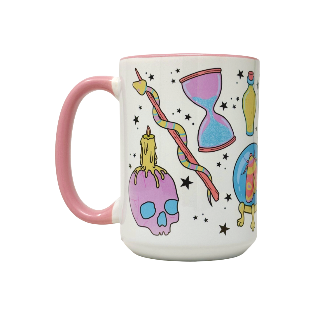 Pink Witchy Things Mug