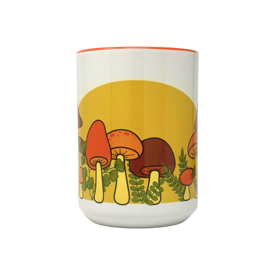 Orange Mushrooms Mug