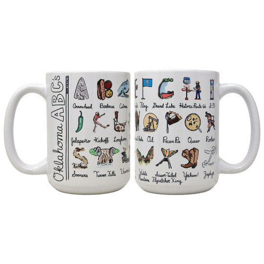 Oklahoma Alphabet Mug