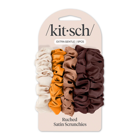 Sedona Satin Petite Scrunchies Set