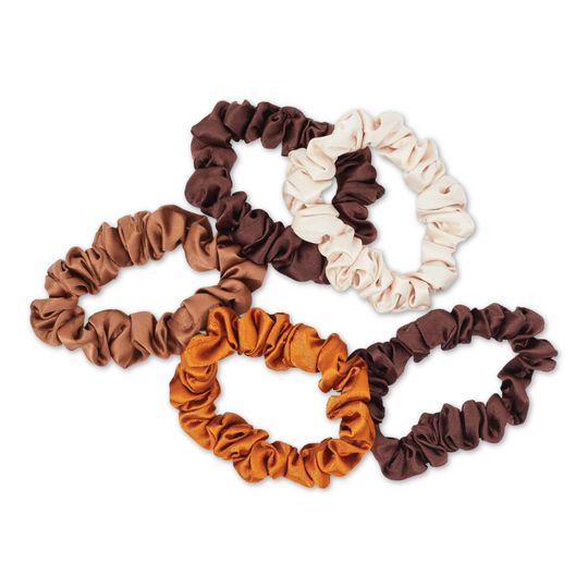 Sedona Satin Petite Scrunchies Set