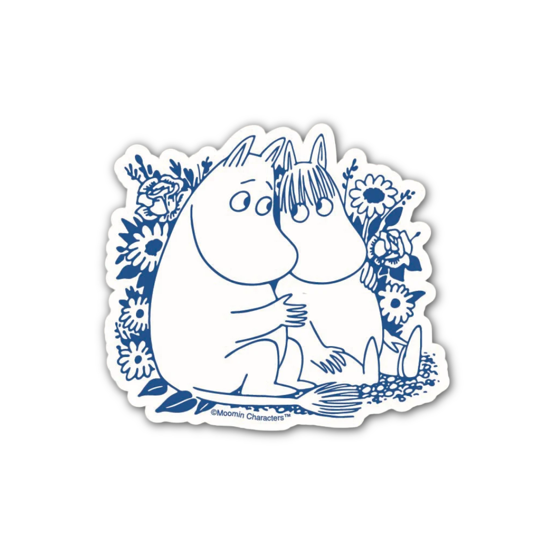 Moomin Garden Date Sticker