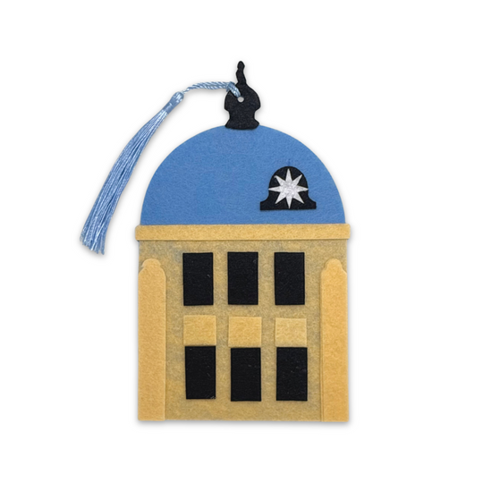 Blue Dome Handcrafted Ornament