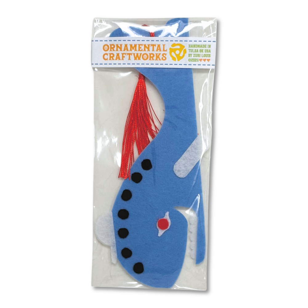 Blue Whale Handcrafted Ornament