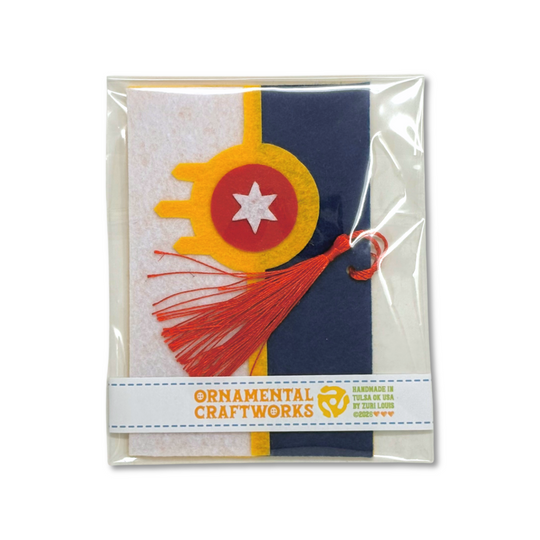 Tulsa Flag Handcrafted Ornament
