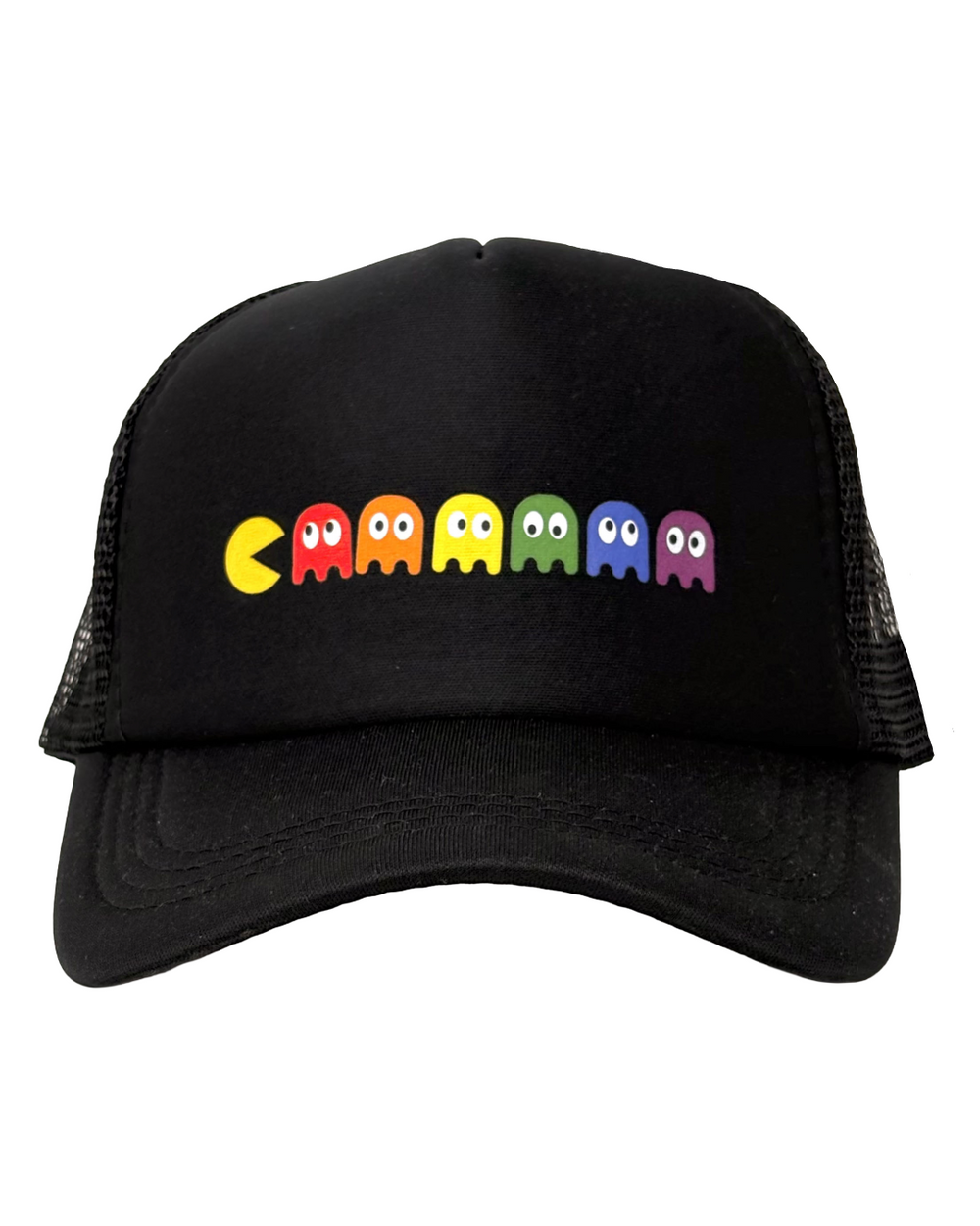 Pac-Man Rainbow Hat