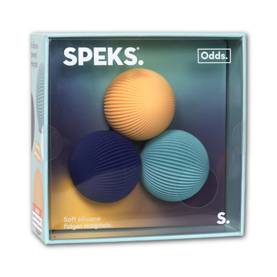 SPEKS Odds Fidget Magnets Blue Lines