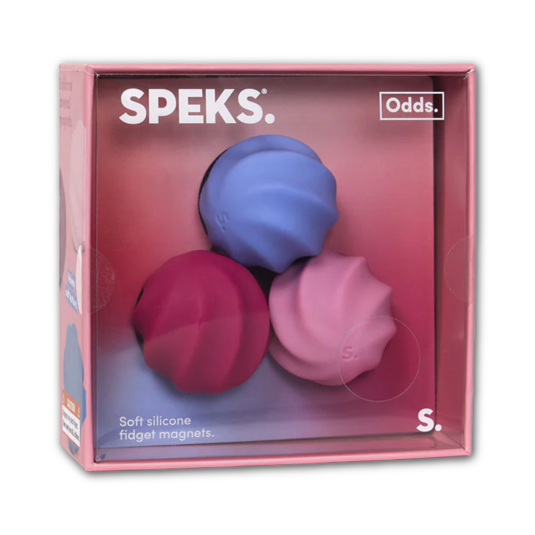 SPEKS Odds Fidget Magnets Pink Swirls