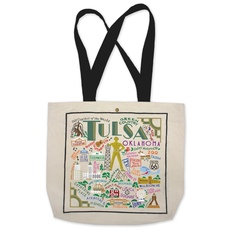 Tulsa Canvas Tote Bag