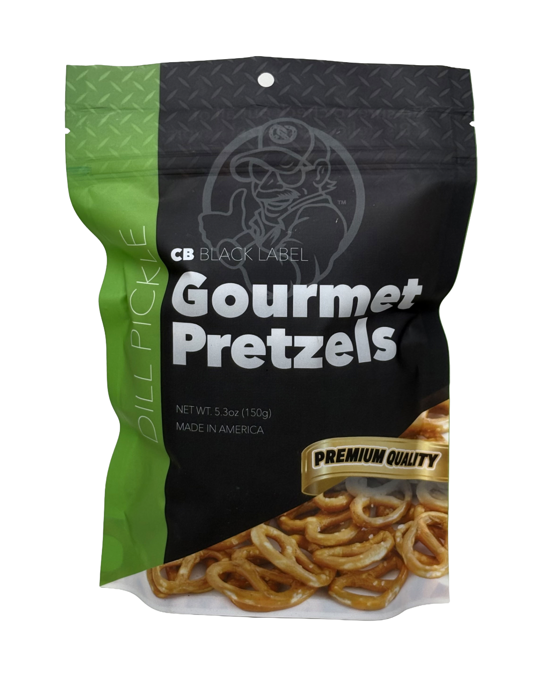 Trucker Treats Black Label - Dill Pickle Gourmet Pretzels