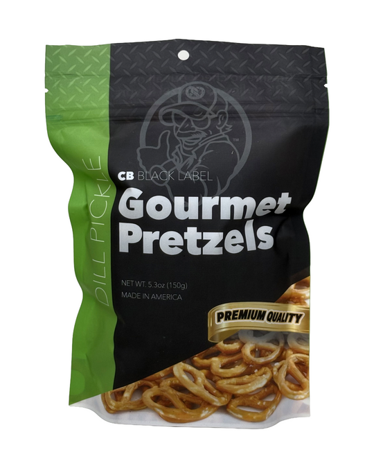 Trucker Treats Black Label - Dill Pickle Gourmet Pretzels