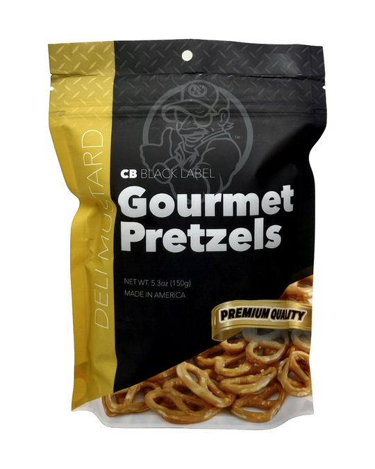 Trucker Treats Black Label - Deli Mustard Gourmet Pretzels
