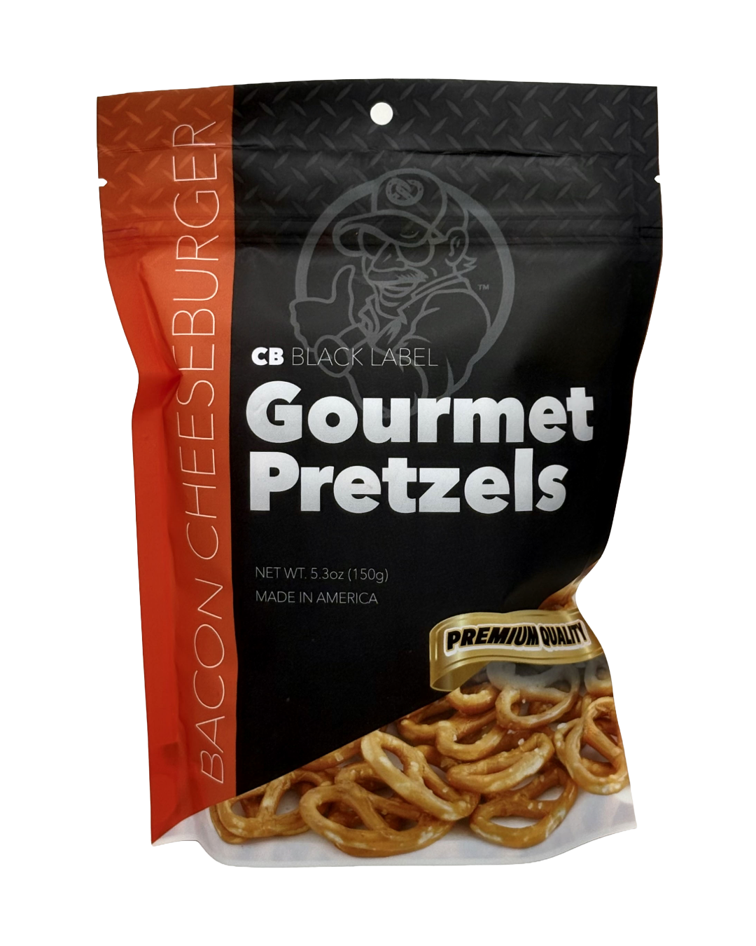 Trucker Treats Black Label - Bacon Cheeseburger Gourmet Pretzels