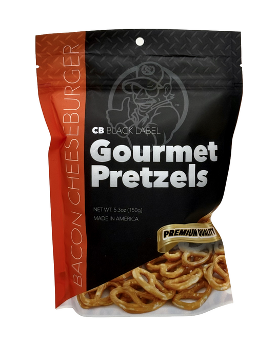 Trucker Treats Black Label - Bacon Cheeseburger Gourmet Pretzels