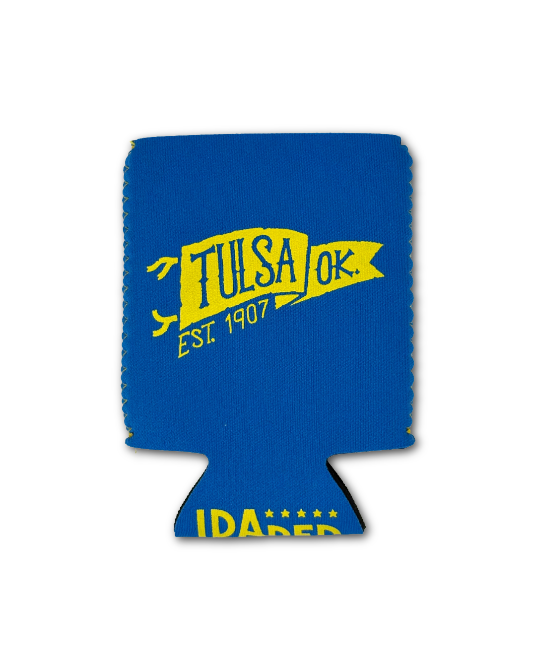 Tulsa Pennant Koozie