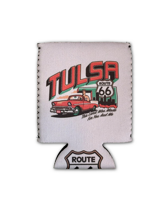 Route 66 Tulsa Classic Car Koozie