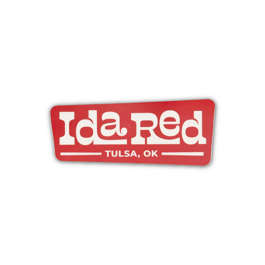Ida Red Logo Sticker