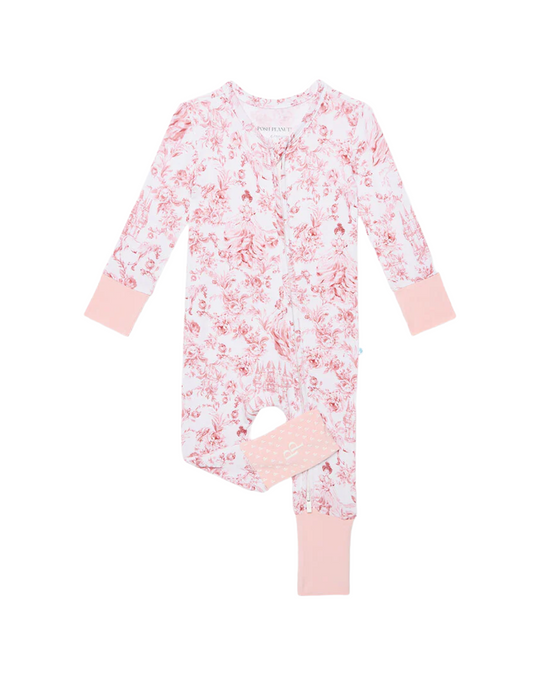 Posh Peanut - Antoinette Pink Toile Convertible One Piece