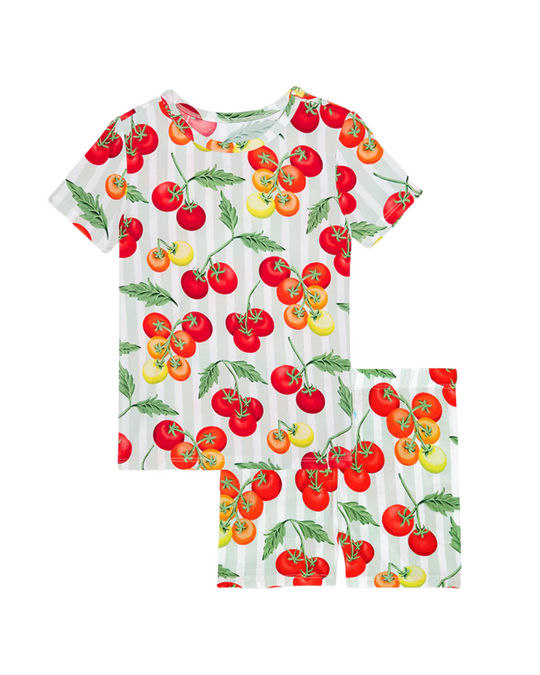Posh Peanut - Cherry Tomatoes Kid's Pajama Set