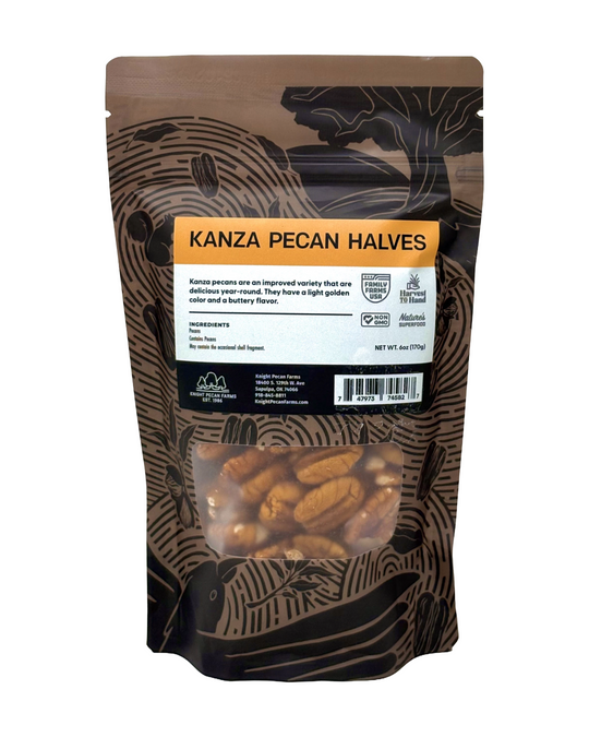Kanza Pecan Halves 6oz Bag