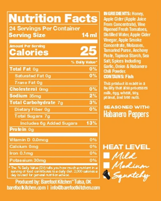 Apple Habanero BBQ Sauce