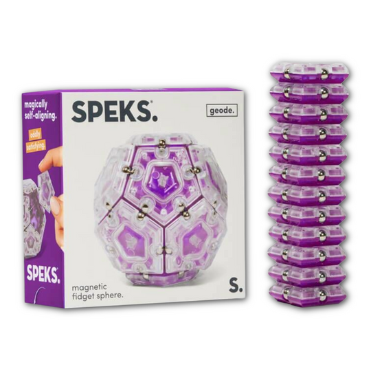 SPEKS Geode Magnetic Fidget Set Quartz