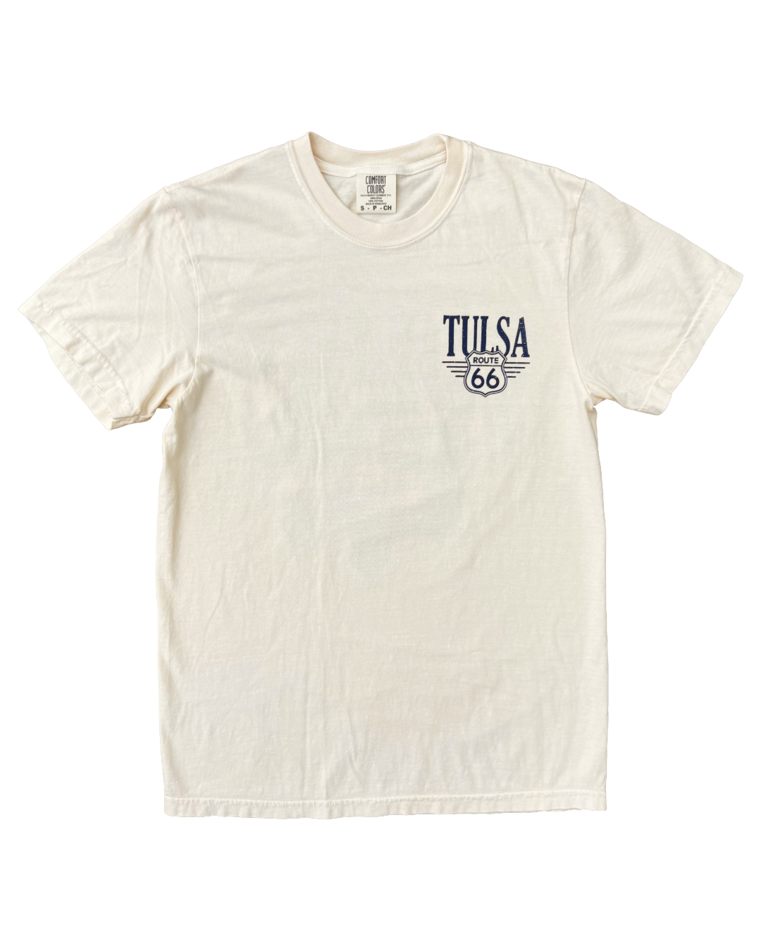 Tulsa Route 66 Classic Car Backprint Tshirt