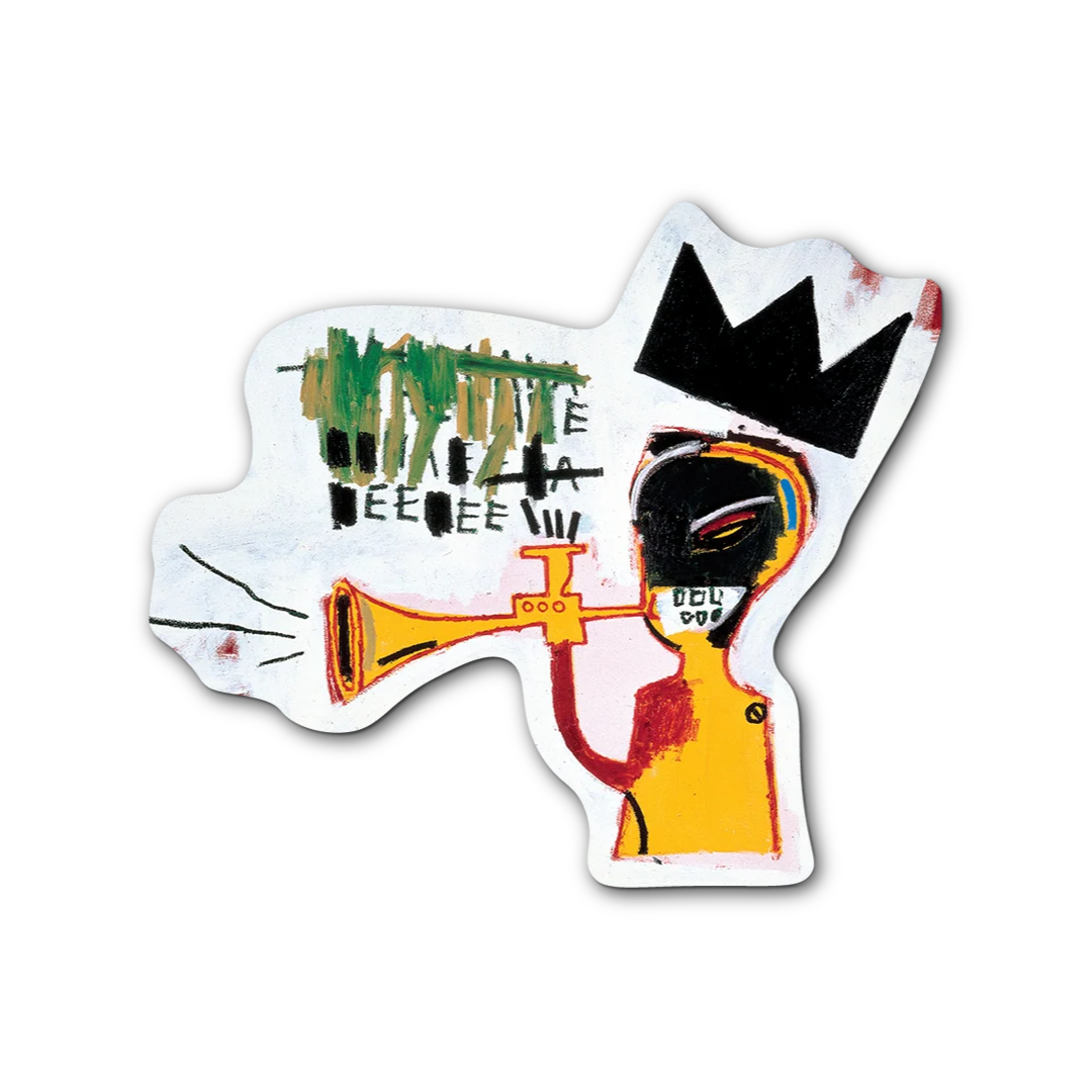 Trumpet By Basquiat Sticker