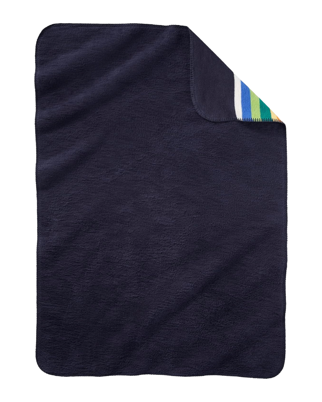 Pendleton - Crater Lake Navy Organic Cotton Woven Baby Blanket