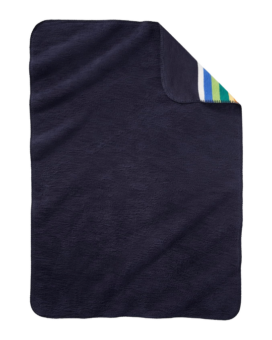 Pendleton - Crater Lake Navy Organic Cotton Woven Baby Blanket
