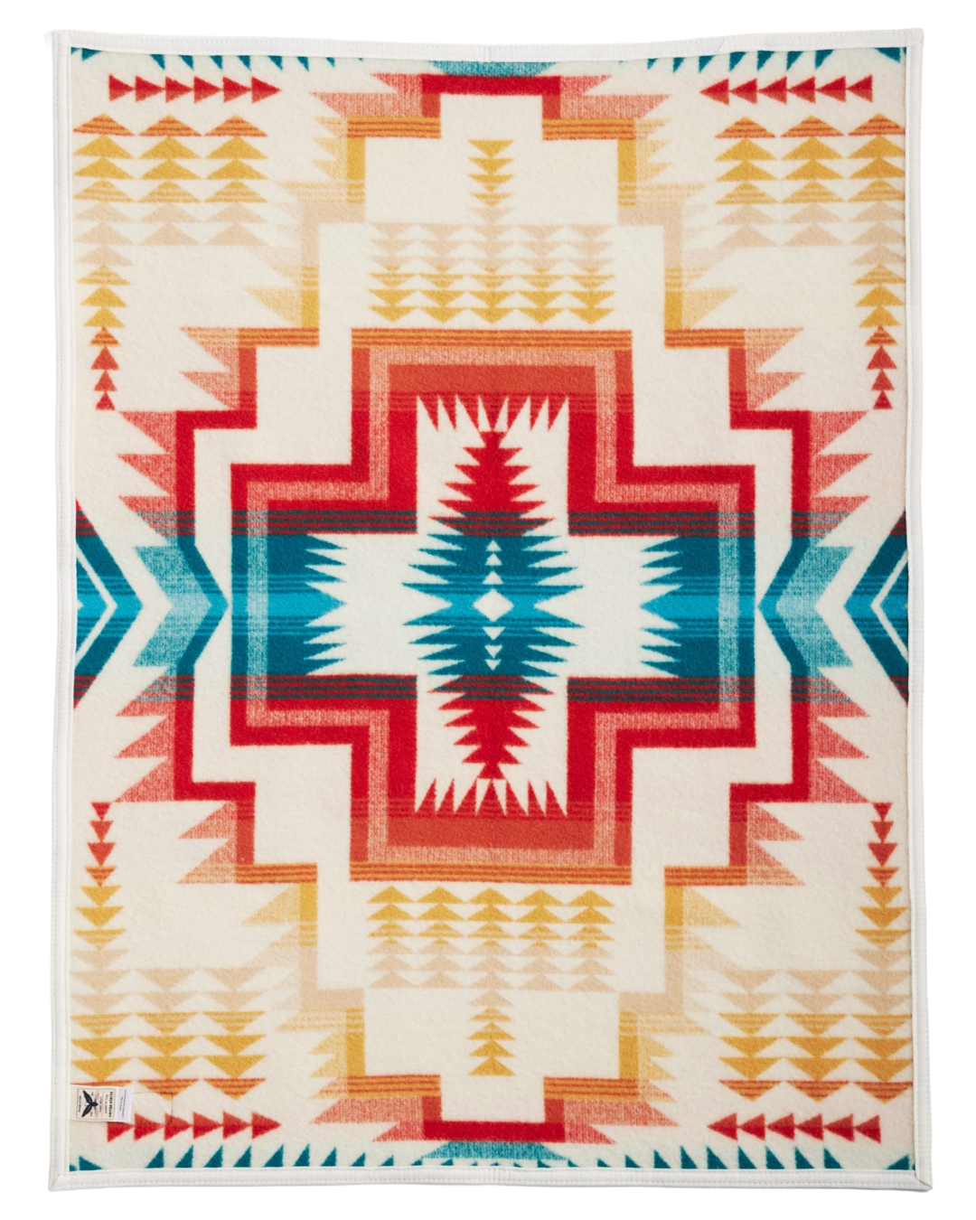 Pendleton - Harding Star Ivory Jacquard Crib Blanket