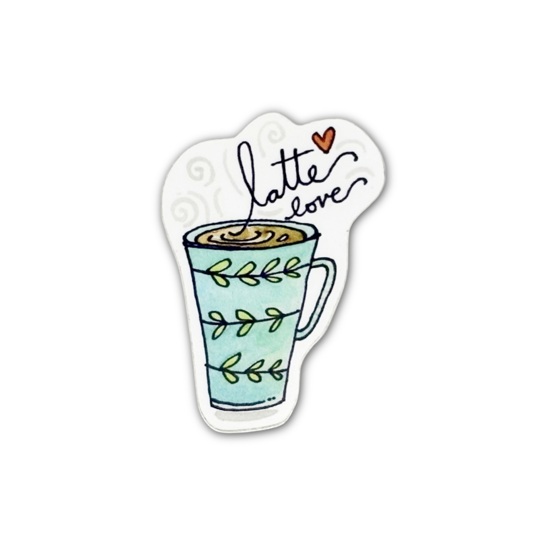 Latte Love Sticker