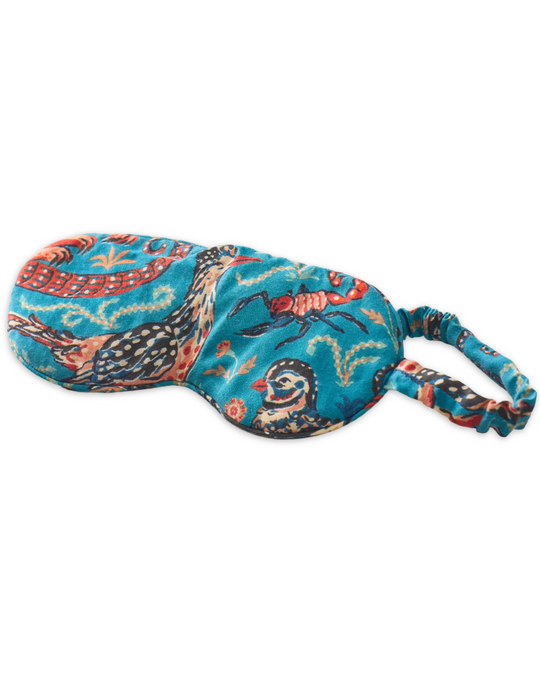 Canyon Critters Teal Eco Satin Eyemask