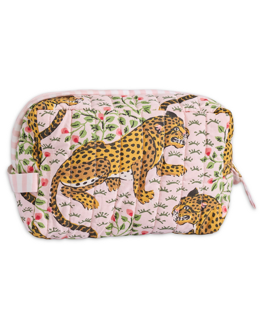 Bagheera Blush Quilted Pouch