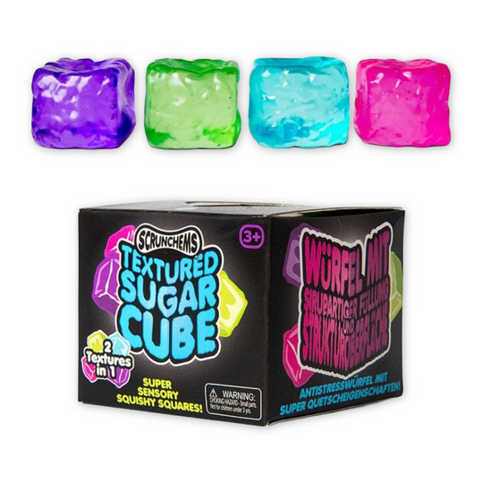 Scrunchems Textured Sugar Cube Squishy Toy