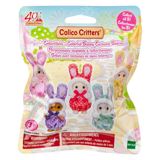 Calico Critters - Colorful Bunny Costume Babies Blind Bag