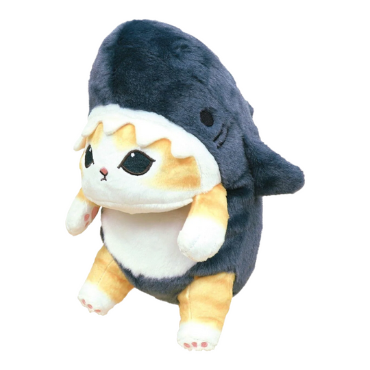 Mofusand Shark Cat Posture Pal Stuffed Animal